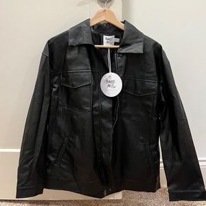 Princess Polly Callie Faux Leather Jacket